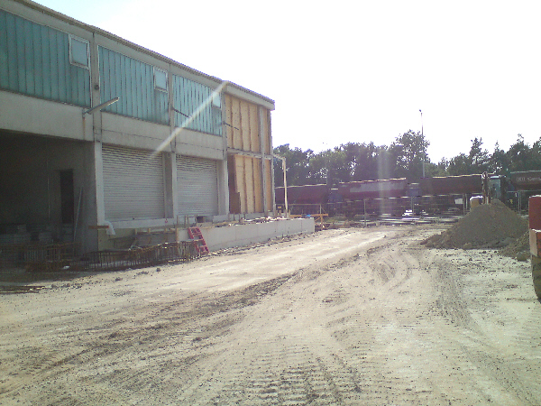 constuction site, warehouse